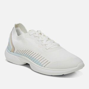Vionic Embolden Women's Size 9 Marshmallow Cream Knit Orthotic Walking Sneakers
